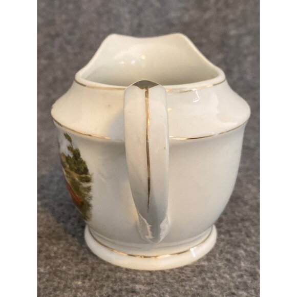 VTG Victorian Fragonard Couple China Cup Saucer Creamer Demitasse Replacement - Picture 4 of 16